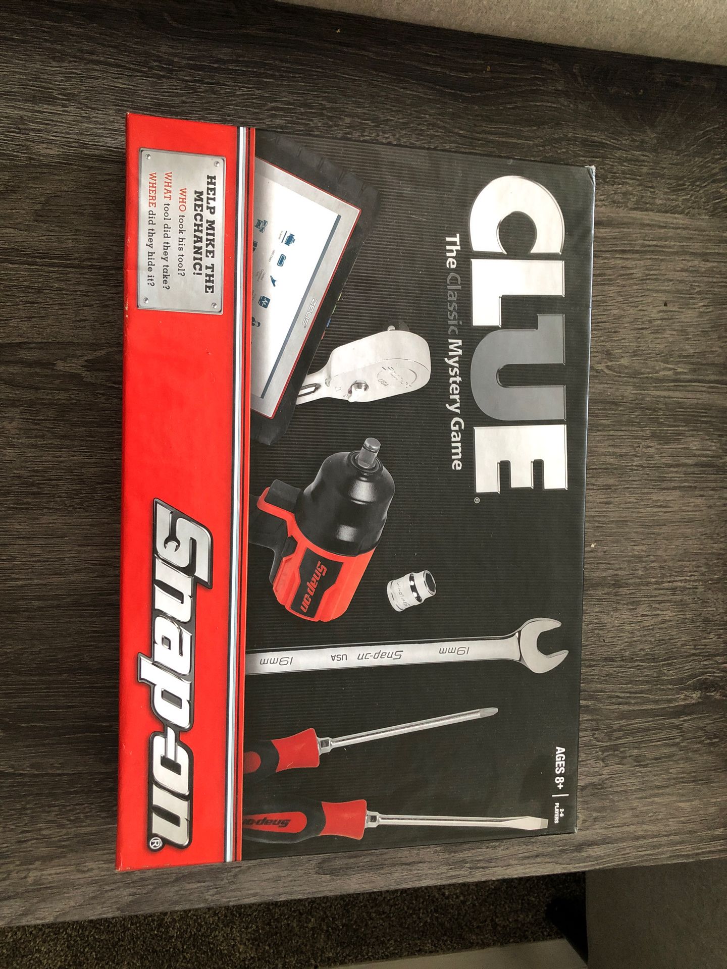Snap on clue game board