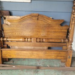 Sturdy Queen Sized Wood Bed Frame