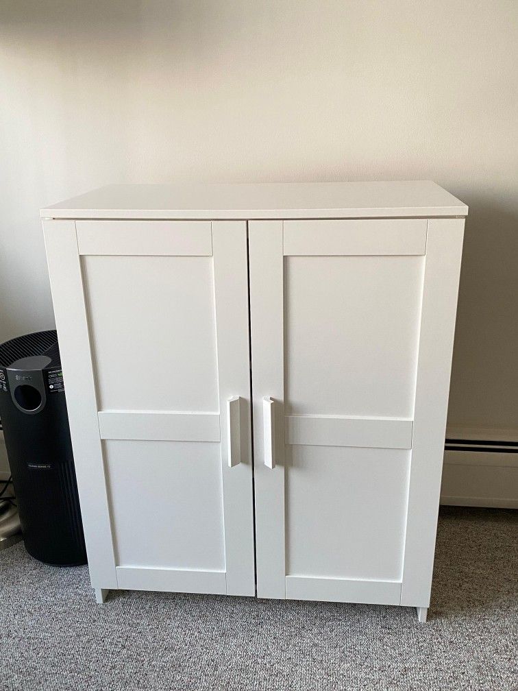 Ikea White Cabinet With Two Doors