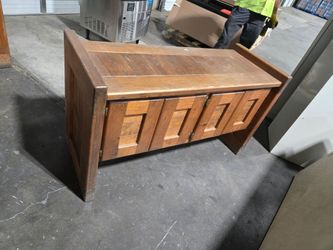 Rustic Wood Sideboard Cabinet