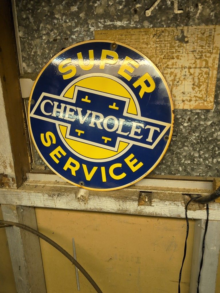 Antique Ceramic Sign