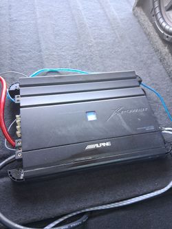 Amp Alpine MRX-M100 Comes With Knob And Cable