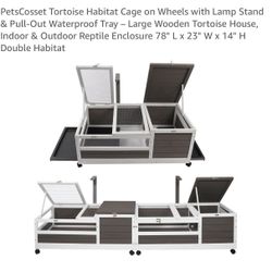 Brand New Tortoise Habitat Cage (still in box)