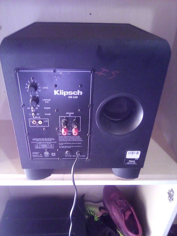 Klipsch Kw100 Powered Subwoofer for Sale in Phoenix, AZ OfferUp