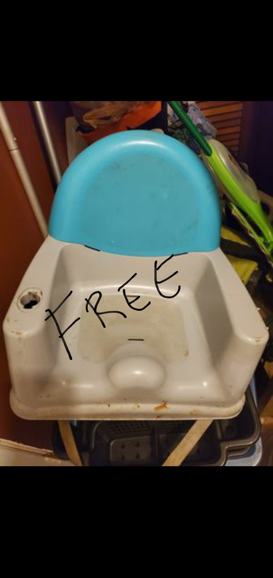 Free booster seat high chair