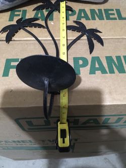 Wall candle holders.