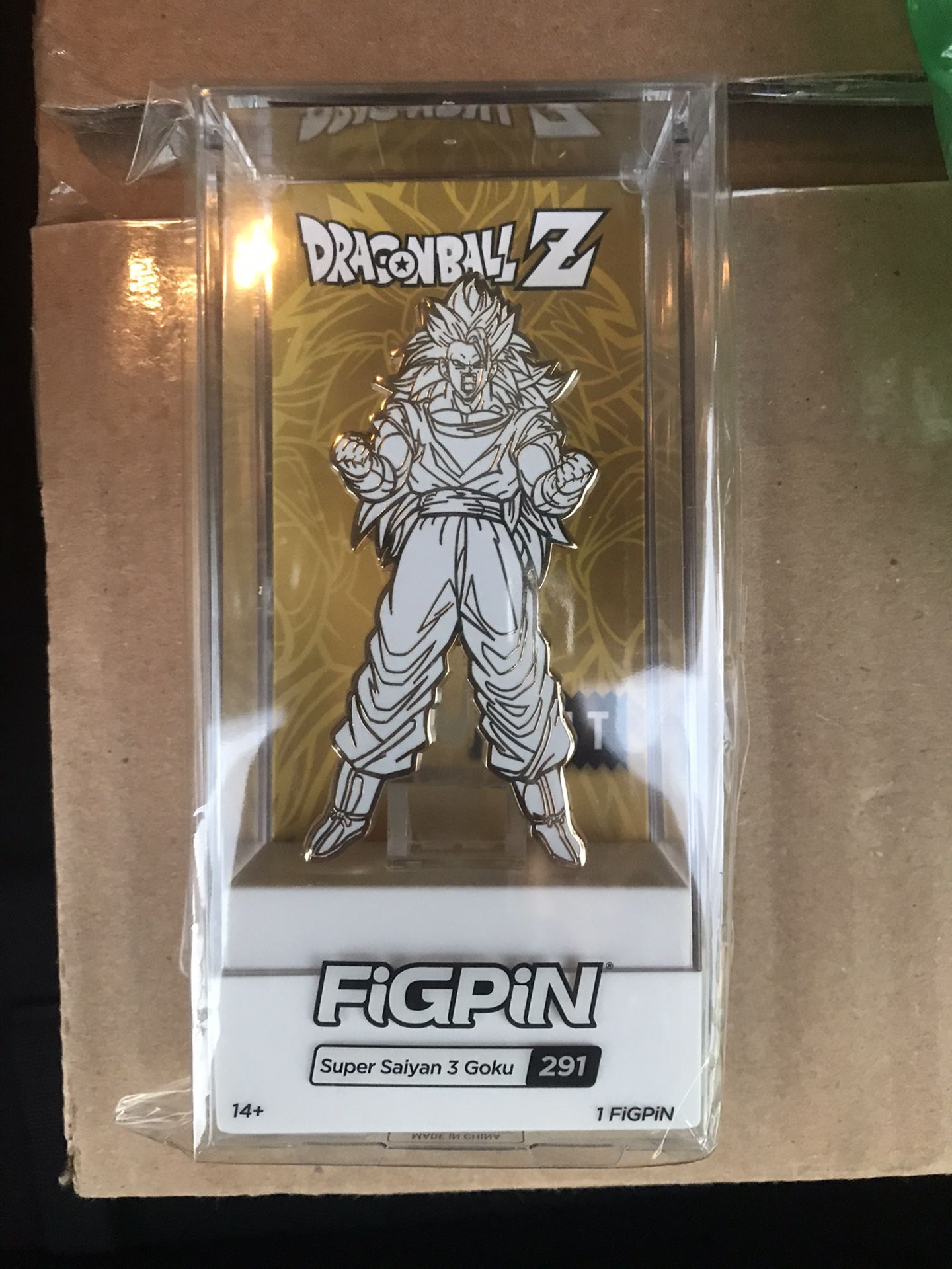FiGPiN Dragonball Z Super Saiyan 3 Goku NYCC Exclusive 1 of 1000 Limited