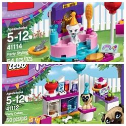 LEGO Friends Party Sets 41114 & 41112