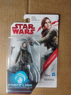 Disney  Hasbro Star Wars The Last Jedi Jyn Erso Force Link 3.75" 