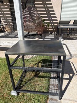 Stainless Steel Outdoor Grill / Pizza Oven Cart
