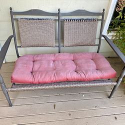 Outdoor Bench With Cushion