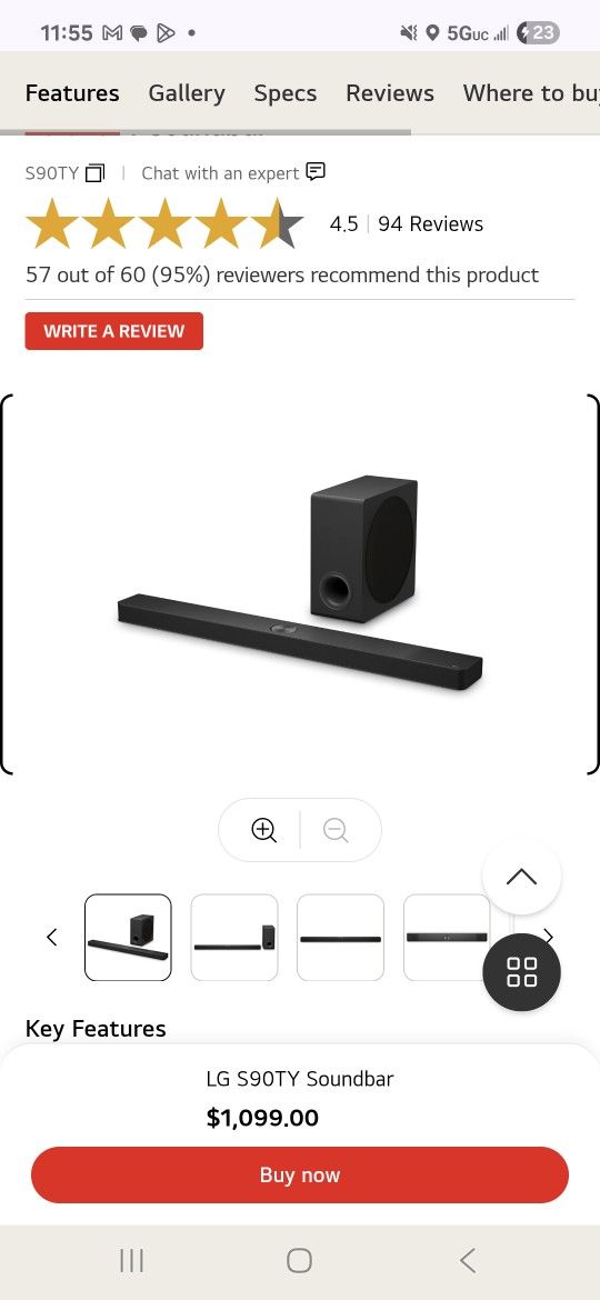 Lg S90ty