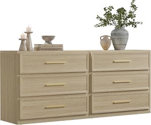 Sicotas Oversized Night Stand Set 2 for Bedroom 31.3" Bedside Table Extra Large Nightstands with Storage Tall Bed Side Table Set of 2 Side Table with 