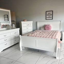 Brand New 4-Piece Bedroom Set- Shop Now Pay Later.
