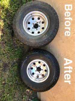 Rim polishing /car detailing