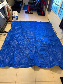 10 x 8’ blue tarp