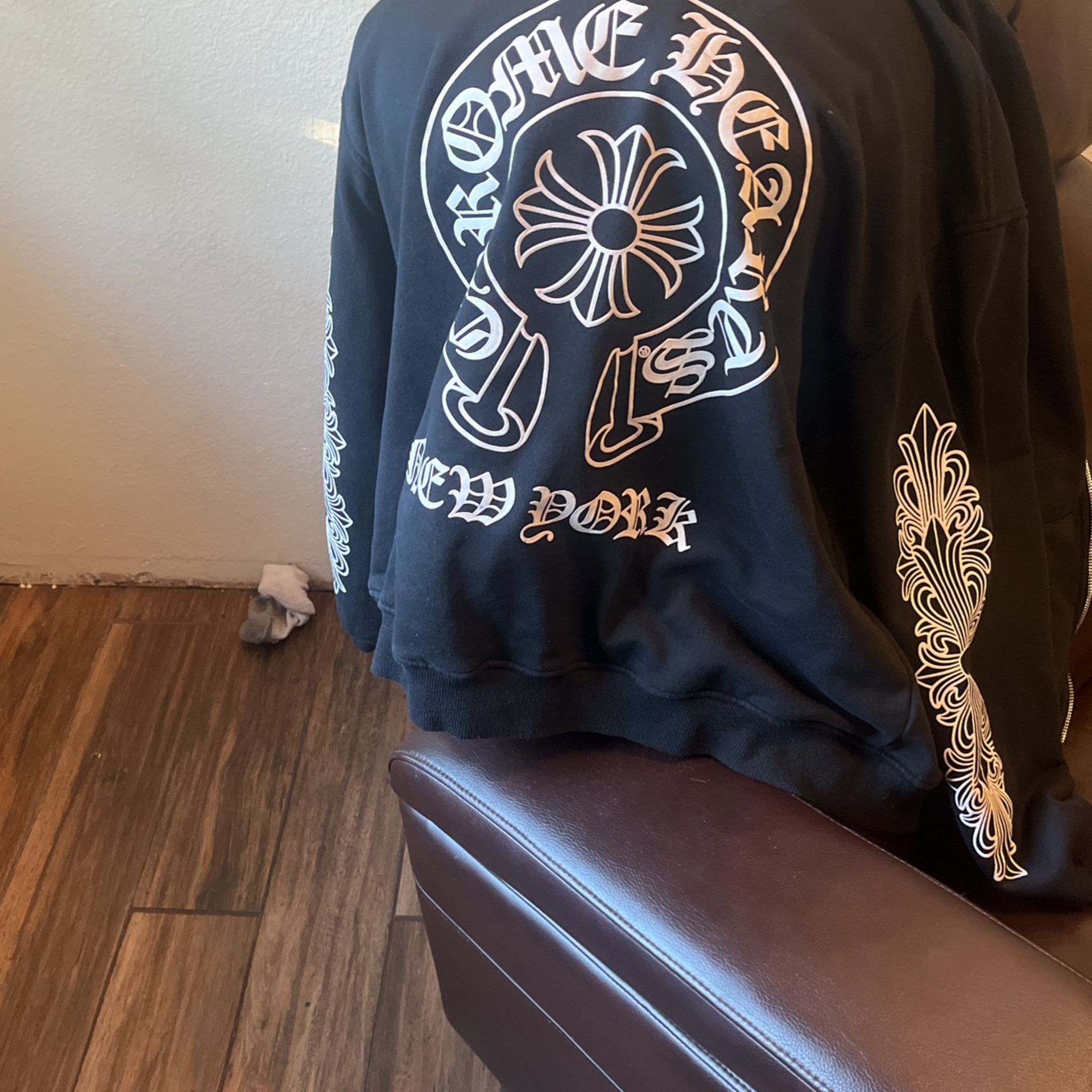 Chrome heart sweater