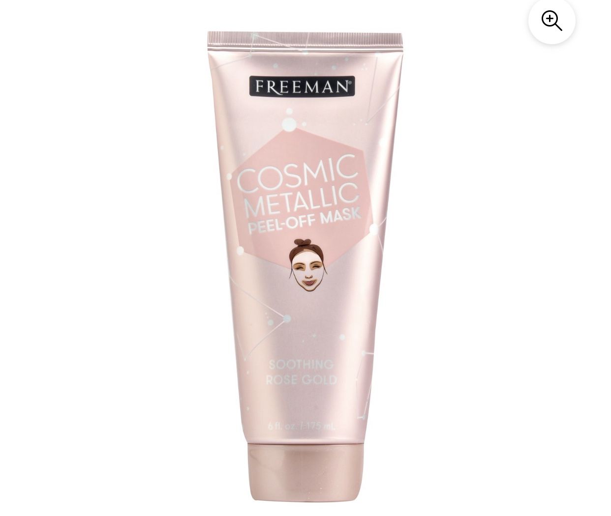 Freeman metallic soothing rose gold mask