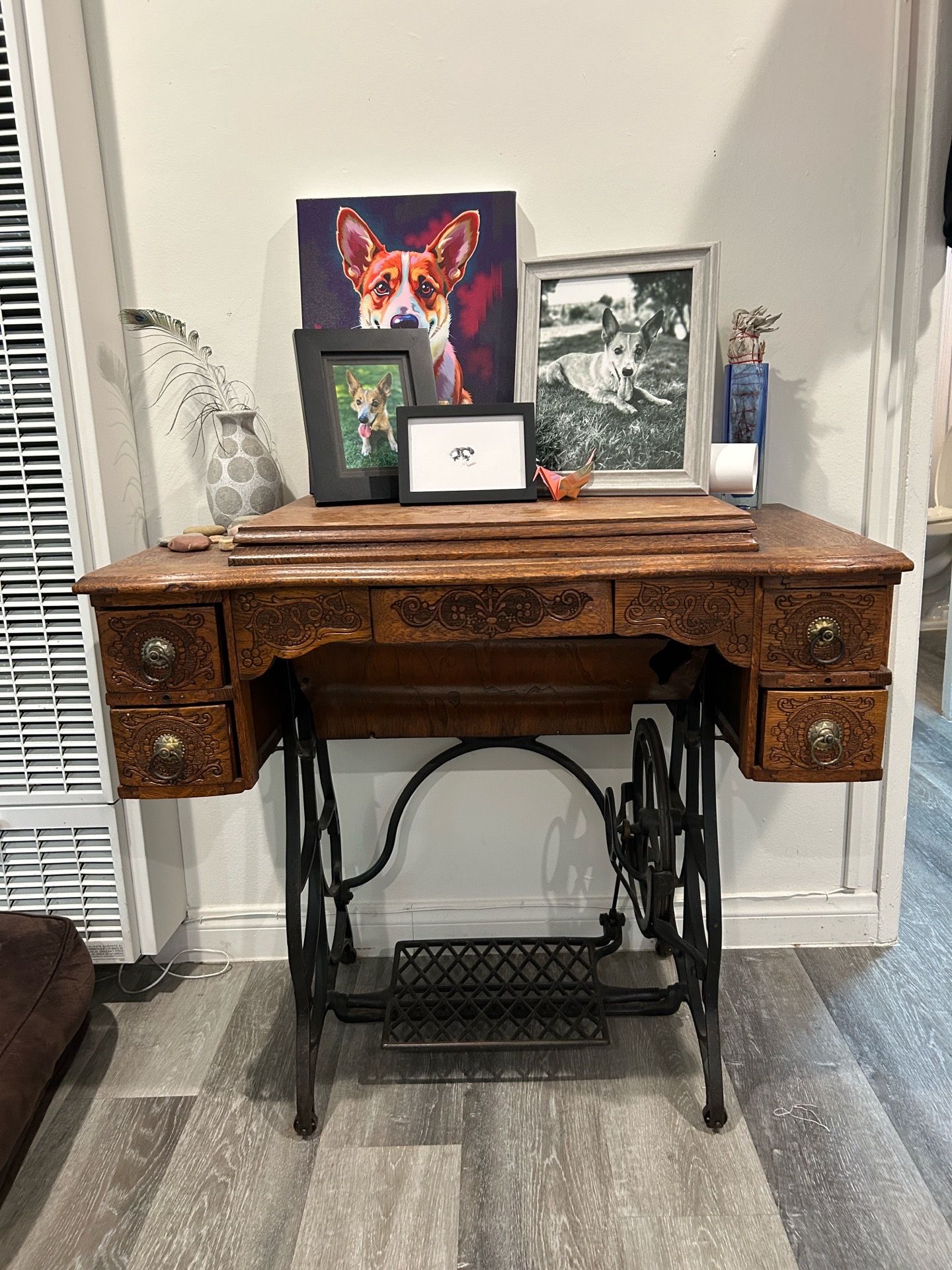 Gorgeous Antique Sewing Table