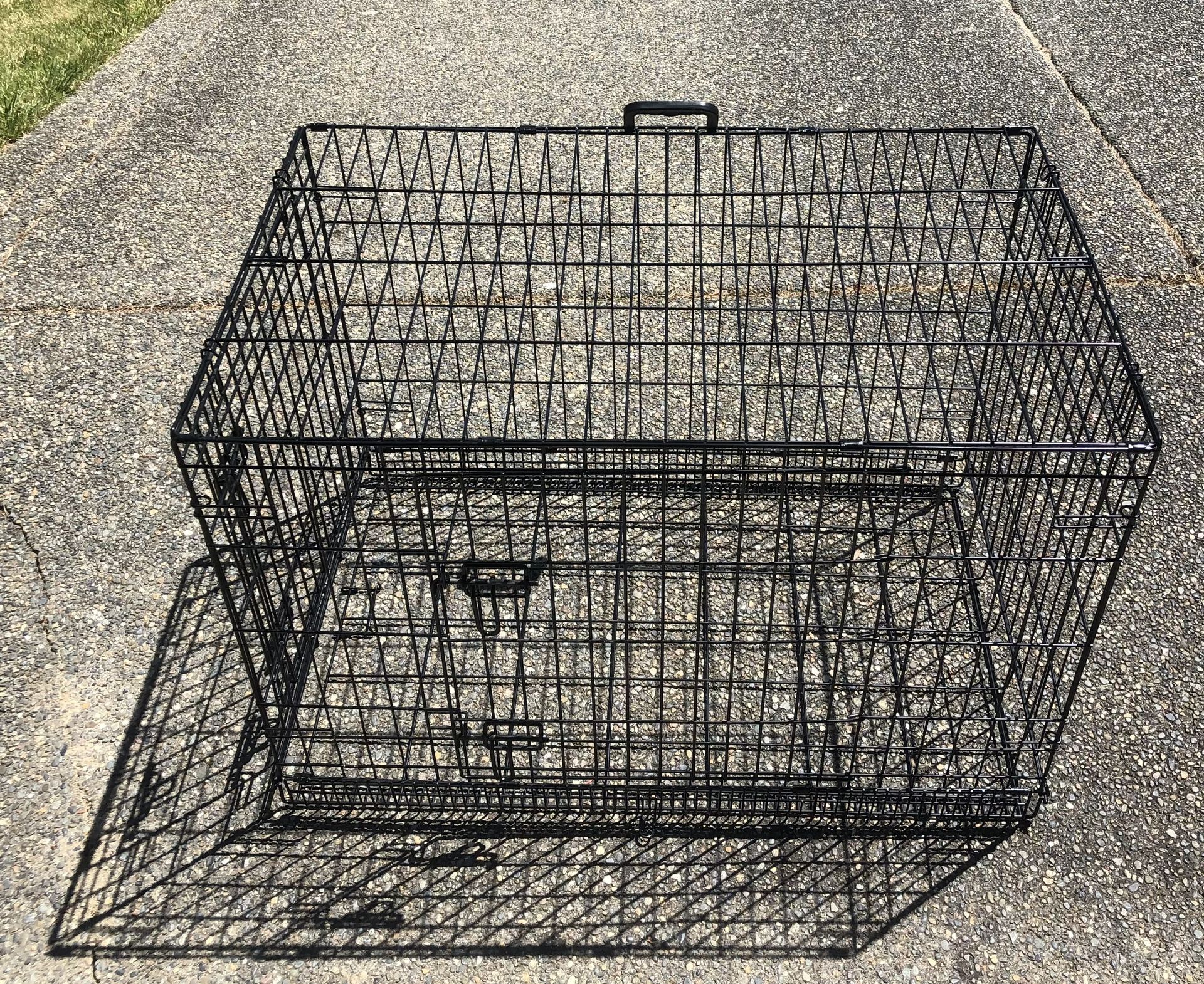 Foldable Wire Dog Kennel W Tray ( Not Shown)