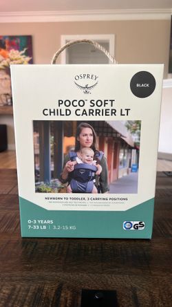 Osprey baby carrier  (black)