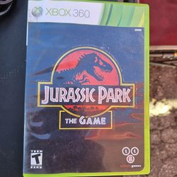 Xbox 360 Jurassic Park Game