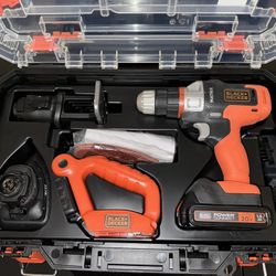 Tools Drill Black + Decker Matrix 4 In 1  20Volt