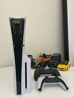 PlayStation 5 Slim Disk version with Two Controllers