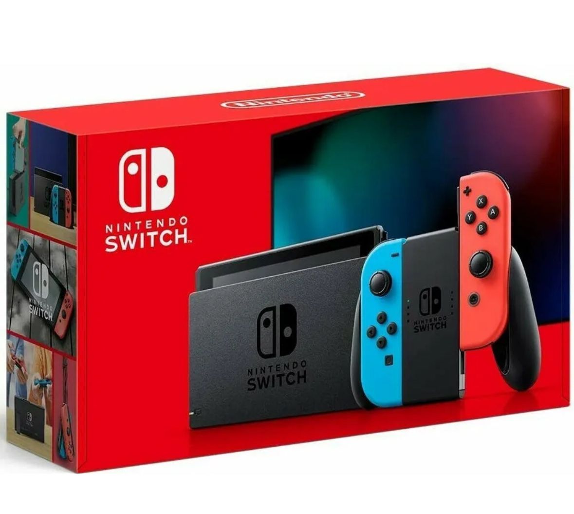 🔥NEW Nintendo Switch + Neon Joy Cons 32GB Gaming Console! New!