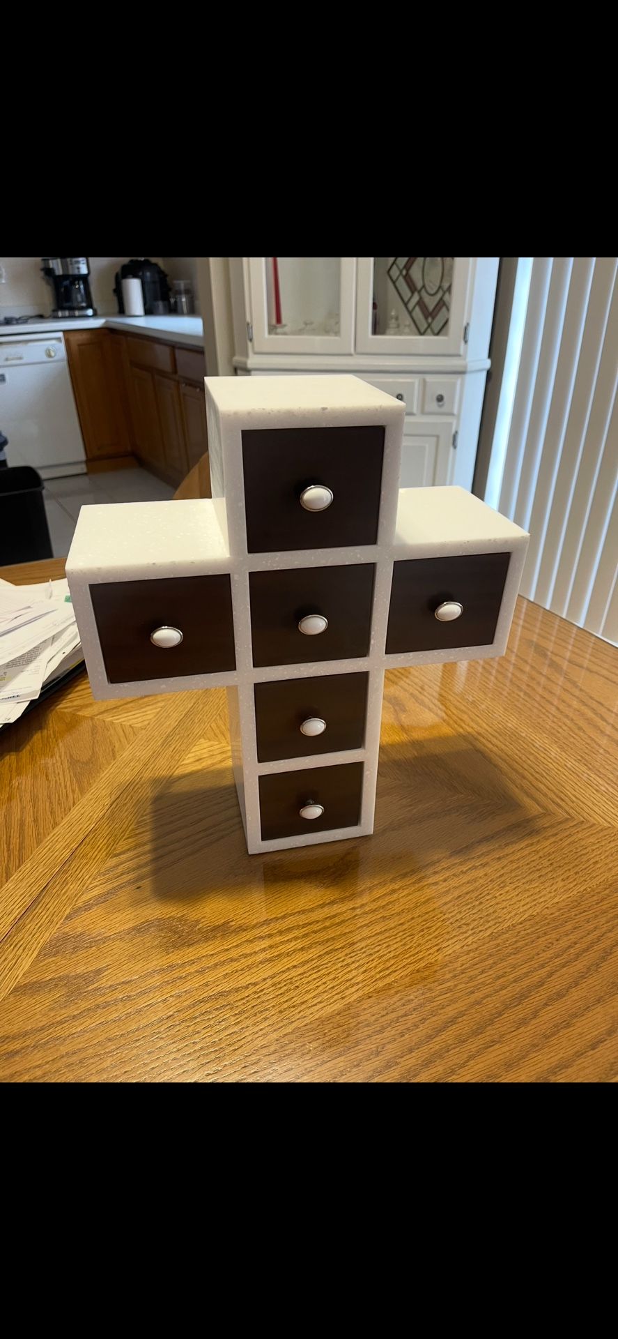 Beautiful Hand Crafted Christian Cross Holder