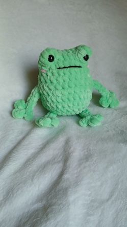 Crochet Chonky Leggy Froggy Amigurumi Plush