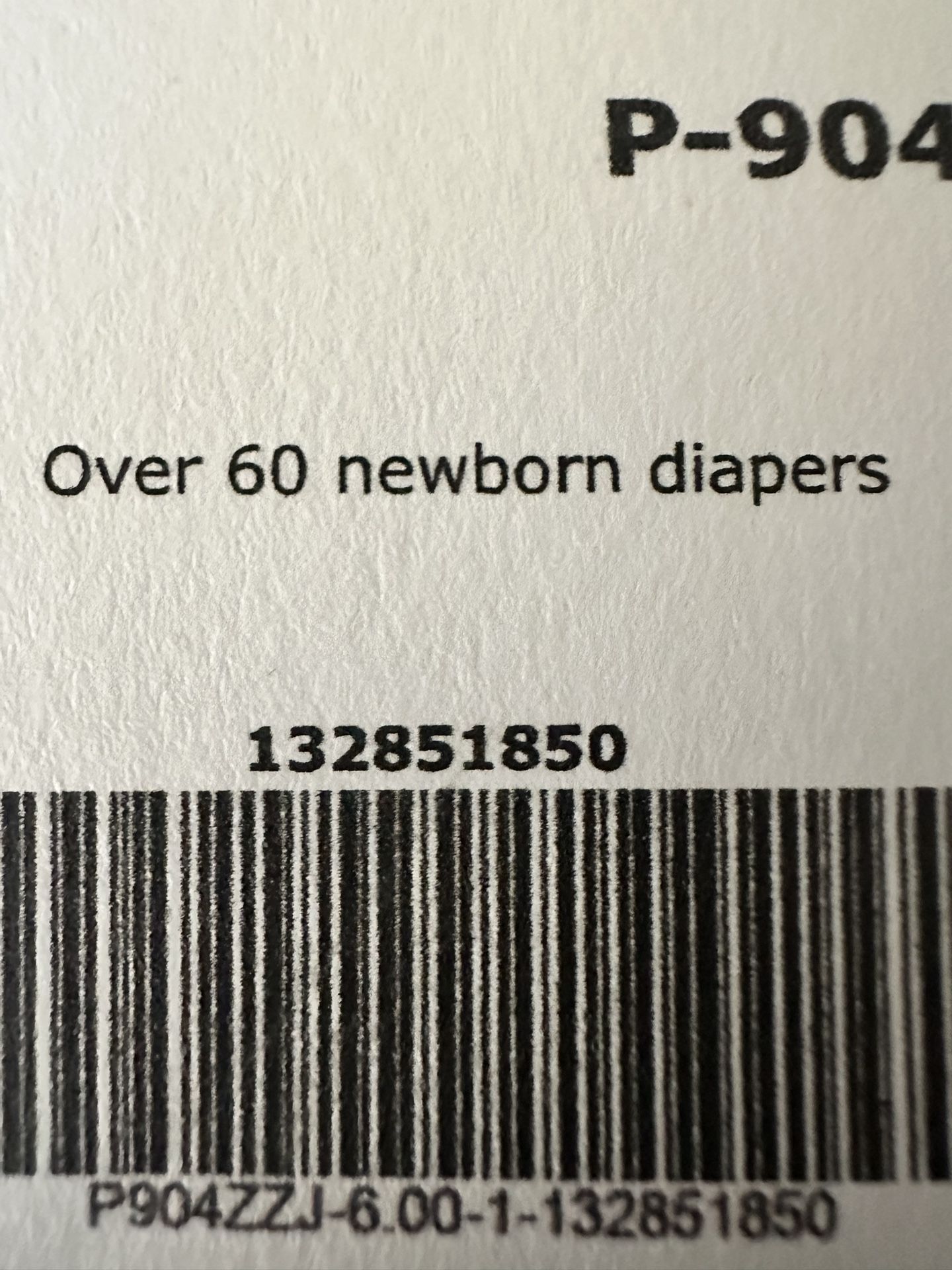 Over 60 Newborn Diapers 