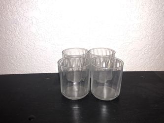 4 set of glass cups