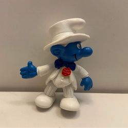 Vintage Smurf figure 