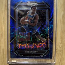 RJ Barrett Blue Scope  /49 Prizm Duke Knicks Numbered