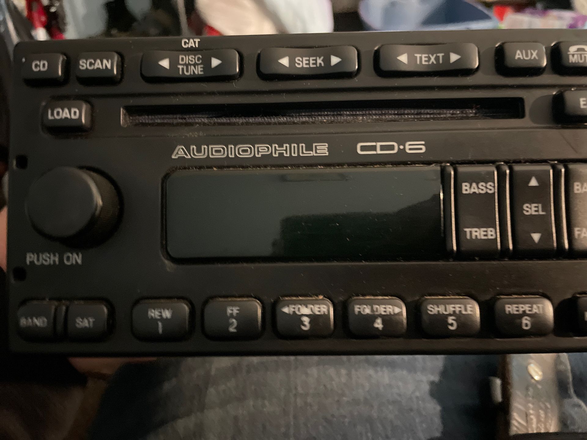 OEM Ford Escape CD player radio.