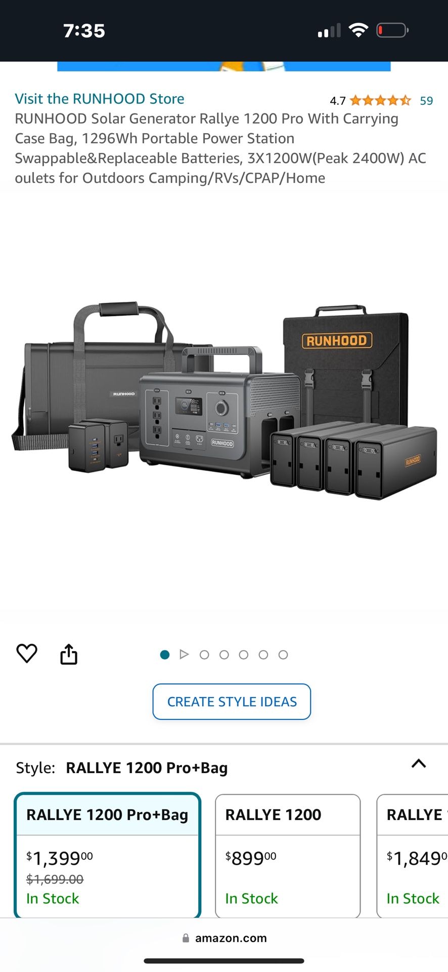 Solar Power Generator Bundle Still In Box $1000