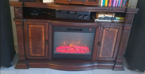 Electric Fireplace TV Stand Console