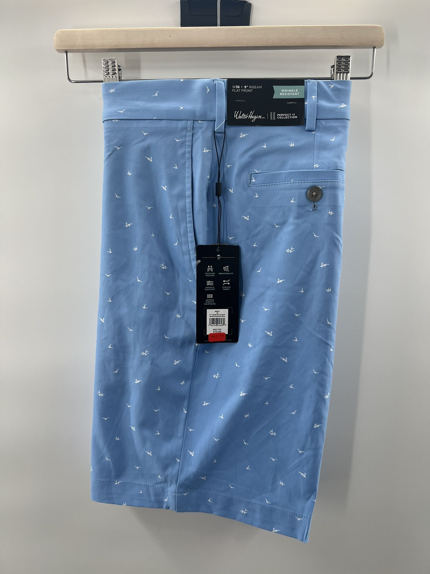 Walter Hagen Birdie Print Golf Shorts - Size 36