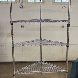 Metal Shelving Corner Unit 