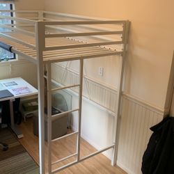Metal Loft Bed Twin Size