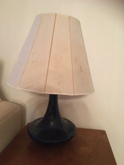 Table Lamp With Black Ceramic Base