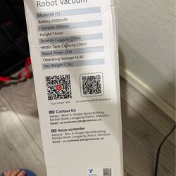 I Robot vacuum and mop