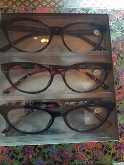 Whims designer reader glasses set of three