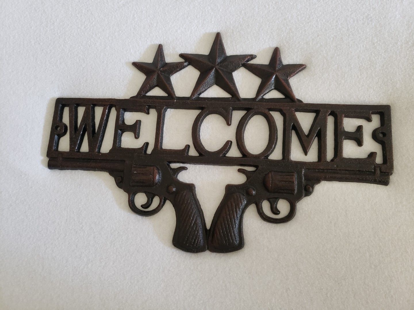 Metal Welcome Sign