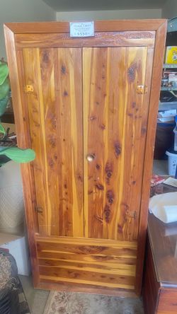 Cedar vintage wardrobe closet