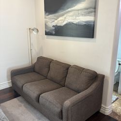 Ashley Furniture Brown Fabric Sofa - Good Condition - 200$ obo