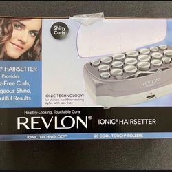 Like New Condition W Box RV 261 Revlon Ionic Hairsetter 20 Cool Touch Roller & Clips