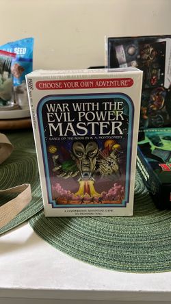 War with the evil power master choose your own adventure board game