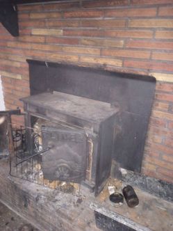 Used older fireplace insert